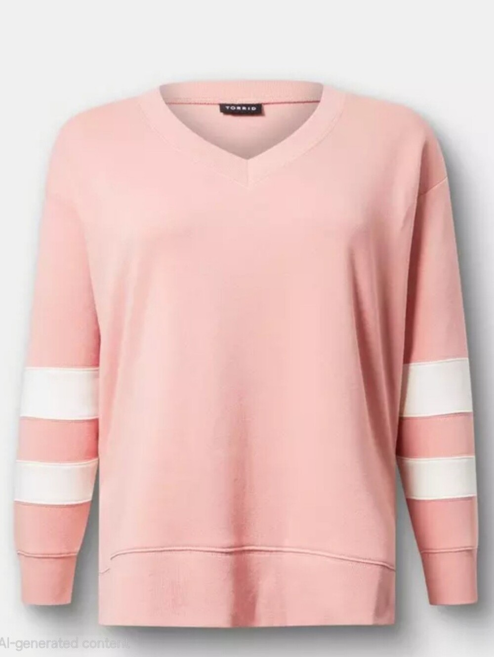 Torrid Size 0 Pink Step Hem Sweatshirt